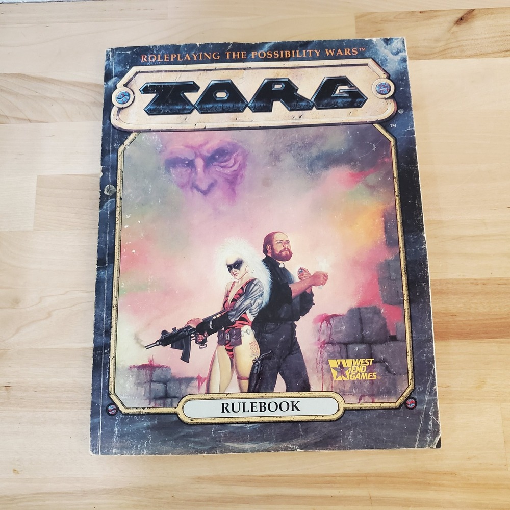 Torg Roleplaying The Possibility Wars Rulebook West‎ End Games 20501-30 RPG